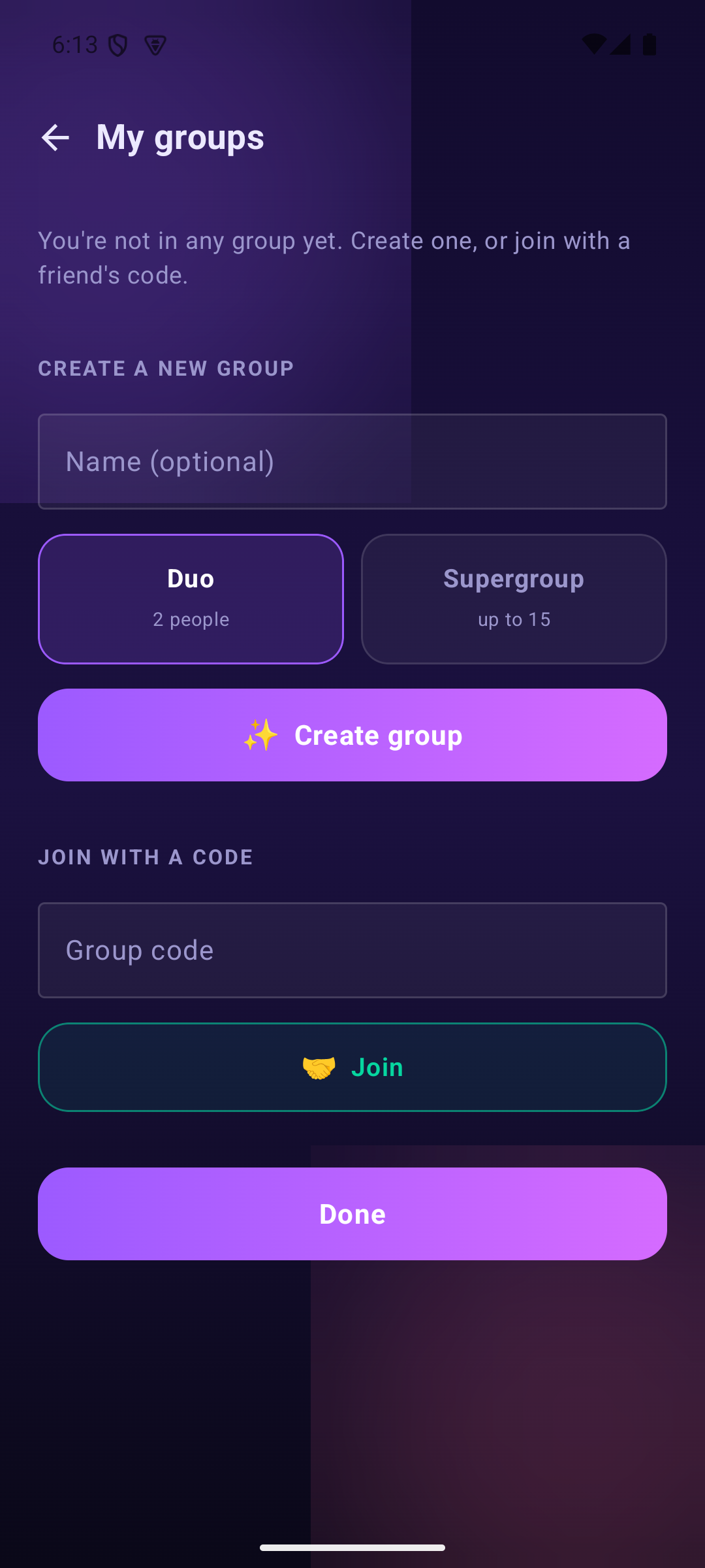 Group management