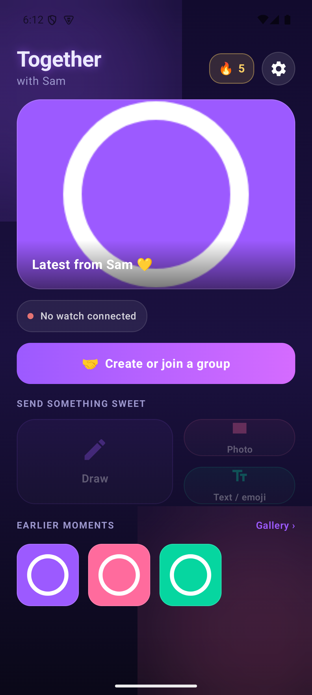 Home — your latest moment